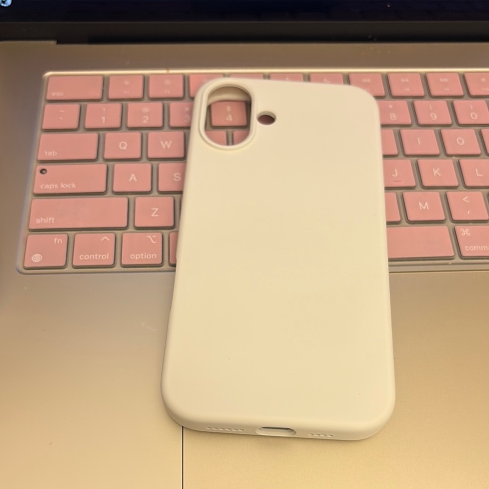 White Silicone Phone Case